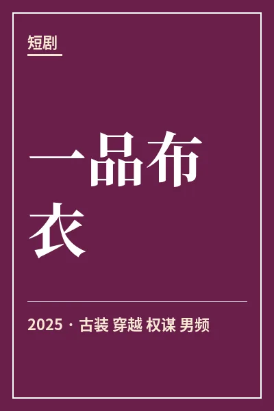 一品布衣封面