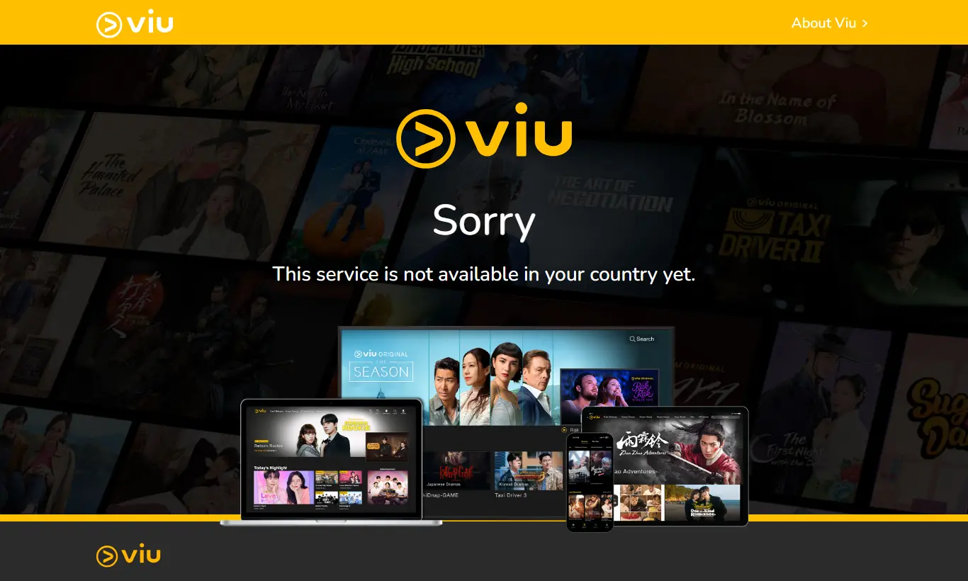 Viu首页截图